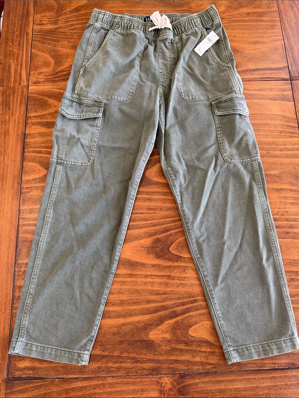 GAP Straight-Leg Women's Jeans in Olive Green